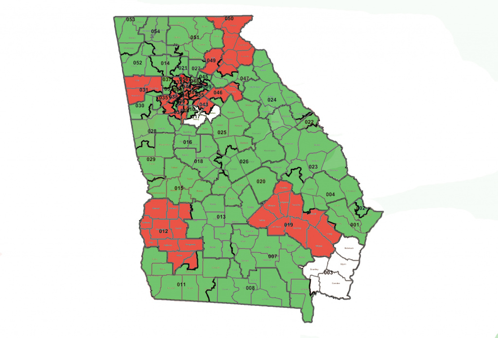 Baiting Bill Passes Georgia Senate within Georgia State Senate District Map