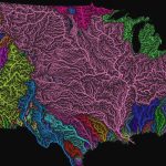 Beautiful Maps Of The World's Watersheds Regarding Watershed Map Of The United States