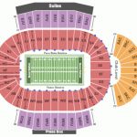 Beaver Stadium Seating Chart Intended For Penn State Football Stadium Seating Map With Rows
