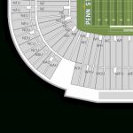 Beaver Stadium Seating Chart & Map | Seatgeek For Penn State Football Stadium Seating Map With Rows