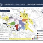 Beaver Stadium – State College, Pa Inside Penn State Parking Lot Map