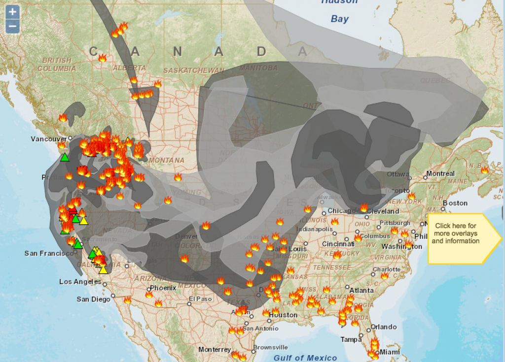 Becky Depodwin On Twitter: &quot;pretty Unbelievable Map Of Current with regard to Smoke Map Washington State