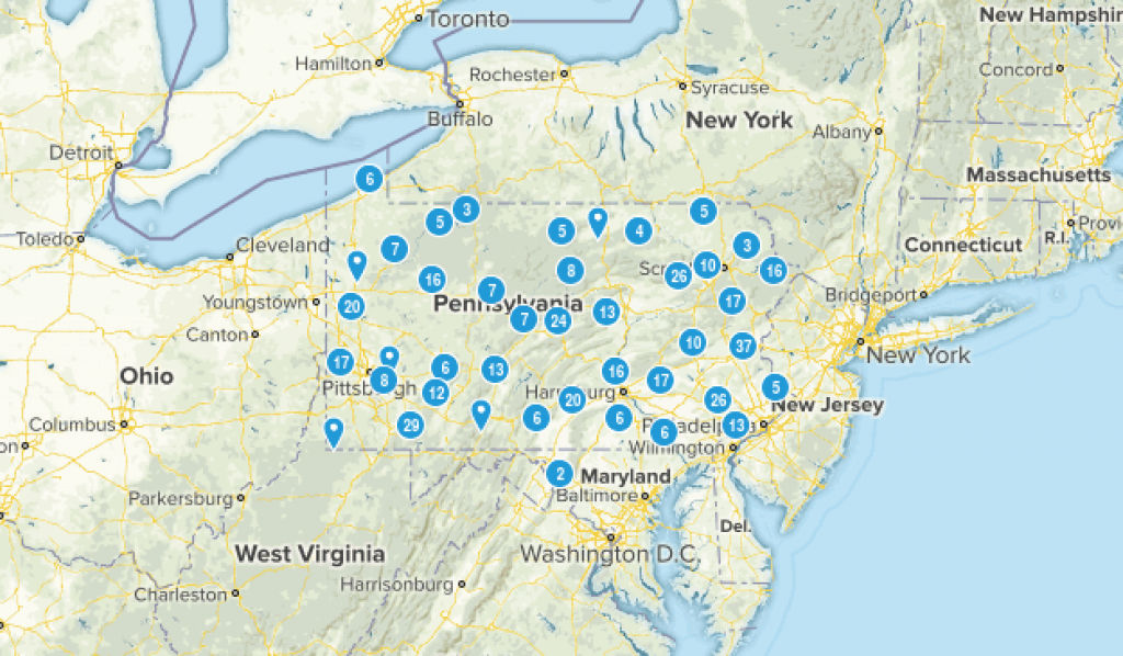 Best State Parks In Pennsylvania | Alltrails inside Pa State Parks Map