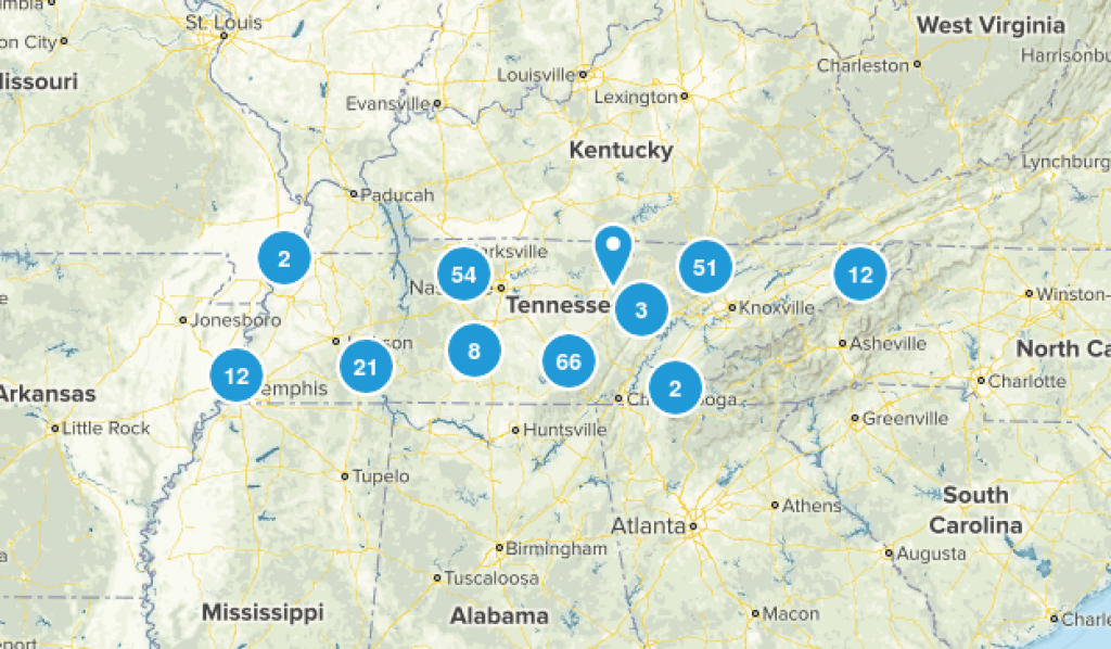 Best State Parks In Tennessee | Alltrails regarding Tennessee State Parks Map