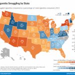 Black Markets For Cigarettes Correlated With Excise Taxes On Intended For Cigarette Prices By State Map