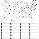 Blank Map Of Africa Quiz 50 States Map With State Names | Social In Blank Us State Map Quiz