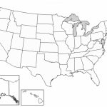 Blank Map Of Continental Us Blank Us Outline Map Printable United Throughout Blank Outline Map Of The United States