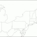Blank Map Of Northeast Us And Travel Information | Download Free For Outline Map Northeast States