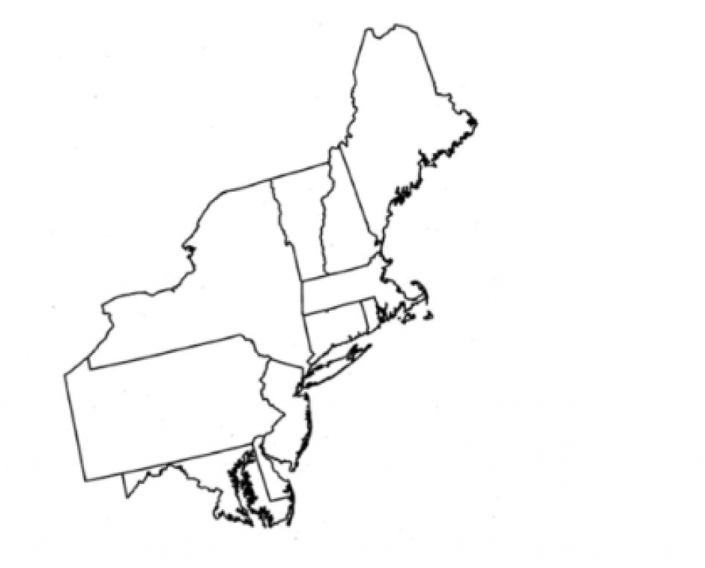 Blank Map Of Northeast Us And Travel Information | Download Free intended for Outline Map Northeast States