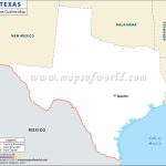 Blank Map Of Texas, Texas Outline Map Inside Map Of Texas And Surrounding States