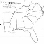 Blank Map Of The Southeast Region Us South East Random 2 0 | N3X Intended For Map Of The Southeast Region Of The United States