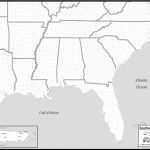 Blank Map Of The Southeast States Reference Of East Coast Of Us Map Throughout Blank Map Of East Coast States