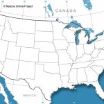 Blank Map Of The United States   Nations Online Project With A Blank Map Of The United States