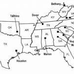 Blank Map Of United States East Coast Blank Map Of Southeast United Inside Blank Map Of Southeast United States