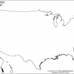 Blank Map Of Usa, Us Blank Map, Usa Outline Map Pertaining To Map Of United States Outline Printable