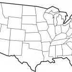 Blank Maps Of Usa | Free Printable Maps: Blank Map Of The United Throughout Empty 50 States Map