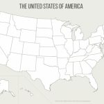 Blank Printable Us States Map (Pdf) | Cc Cycle 3 Geography In Blank State Map Pdf