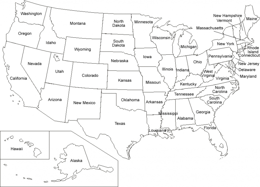 blank state map pdf printable map