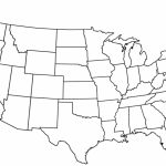 Blank Us State Map Printable United States Maps Outline And Capitals Intended For Blank State Map Pdf