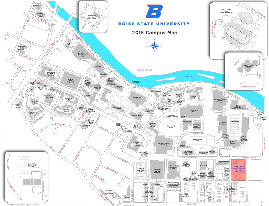 Boise State University Campus Map in Idaho State University Campus Map