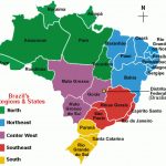 Brazilian States, Abbreviations And Information Throughout Map Of Brazil States And Cities