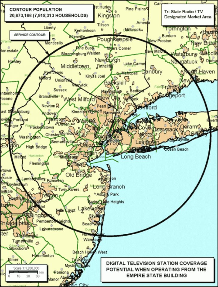 New York Tri State Area Map