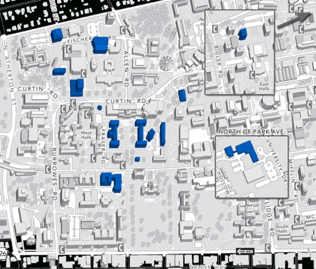 Building Map — College Of The Liberal Arts for Penn State Building Map