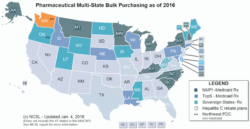Bulk Purchasing Of Prescription Drugs - Ncsl intended for Maps State Of Michigan Prescription