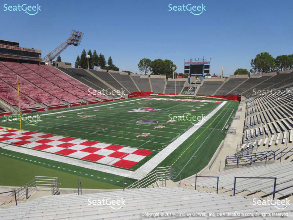 Bulldog Stadium Seating Chart | Seatgeek for Fresno State Stadium Map