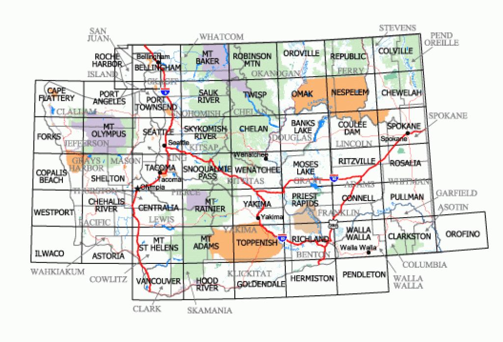 Buy And Find Washington Maps: Bureau Of Land Management: Statewide Index within Washington State Public Land Map