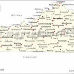 Buy Kentucky Cities Map For Kentucky State Map With Cities And Counties
