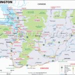 Buy Map Of Washington State With Printable Map Of Washington State