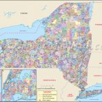 Buy New York Zip Code Map Pertaining To New York State Zip Code Map