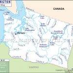 Buy Washington River Map For Washington State Rivers Map