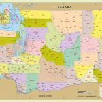 Buy Washington Zip Code Map With Counties In Washington State Zip Code Map