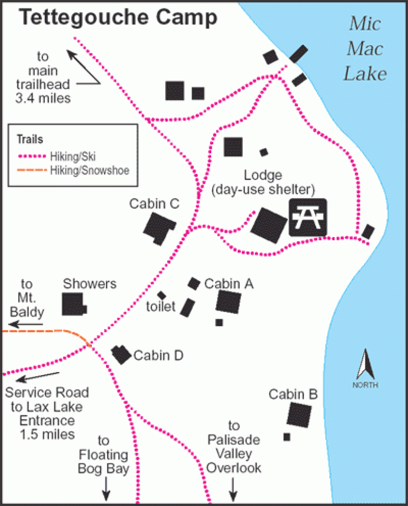 Cabin: Tettegouche State Park - Tettegouche Camp - Minnesota Dnr within Minnesota State Park Camper Cabins Map