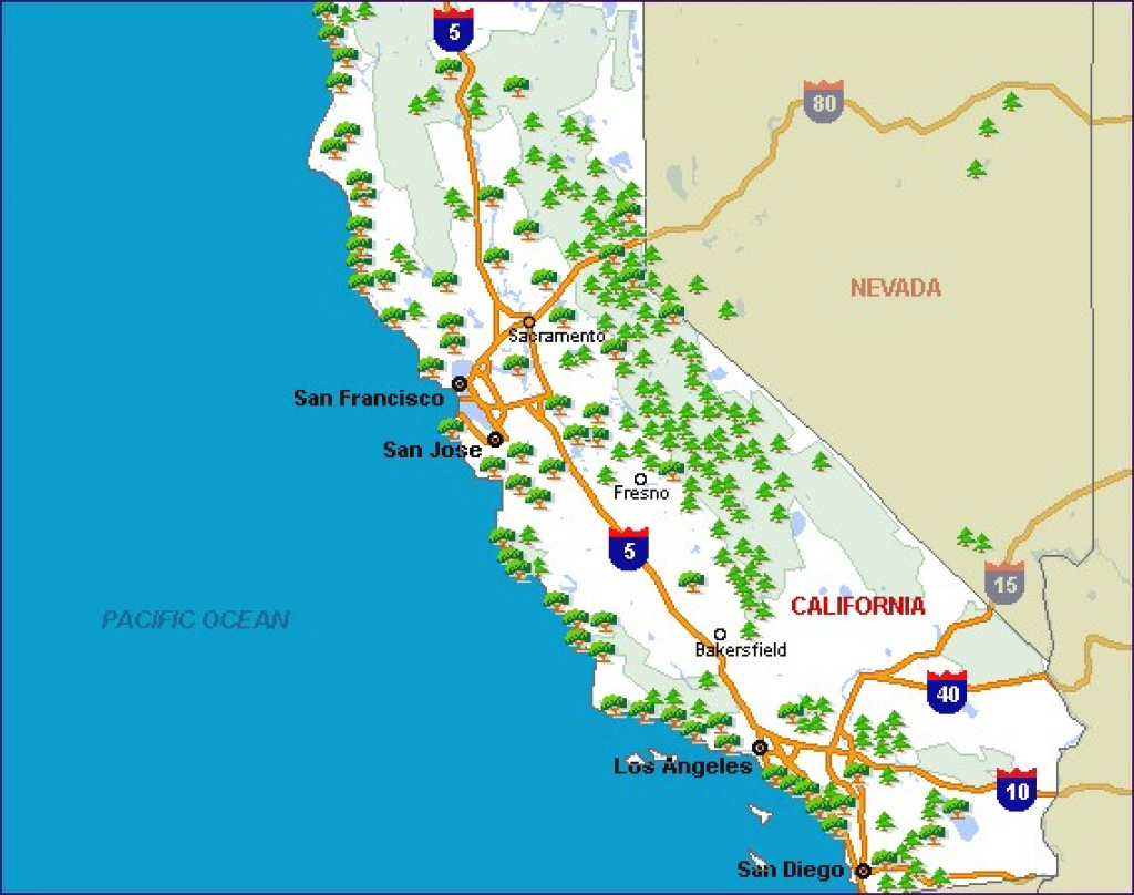 California Campsites California Road Map California State Parks throughout California State Parks Camping Map