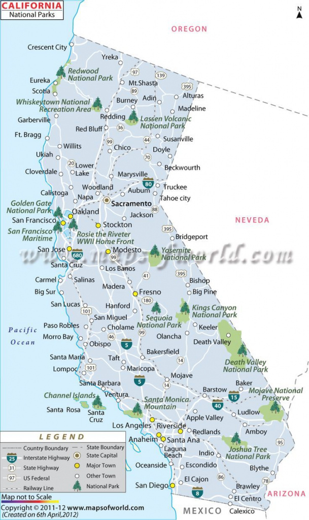 California National Parks Map | American Landscapes, Tourist Sites for California State Parks Camping Map