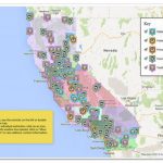 California Prisons, Jails And Youth Facilities, All On One Map In California State Prisons Map