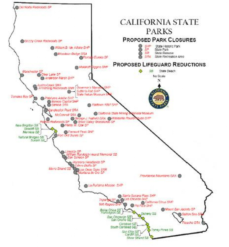 California State Park System Crisis California State Park Camping throughout California State Parks Camping Map