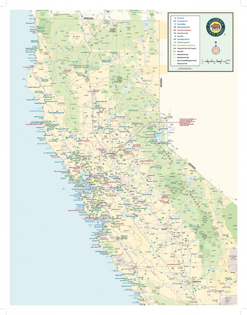 California State Parks Statewide Map with California State Parks Map