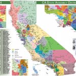 California State Senate District Map Gallery California Senate Map Within California State Assembly District Map
