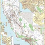 California State Wall Map W/ Zip Codes – Kappa Map Group Intended For State Wall Maps