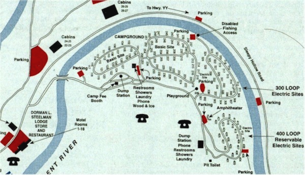 Camping At Montauk State Park for Montauk State Park Campground Map