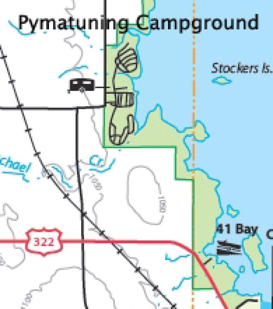 Camping In Pymatuning State Park for Pymatuning State Park Campground Map