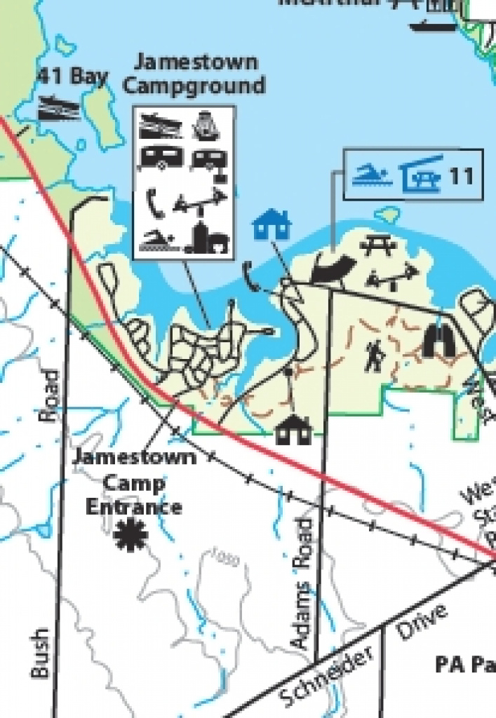 Camping In Pymatuning State Park within Pymatuning State Park Campground Map