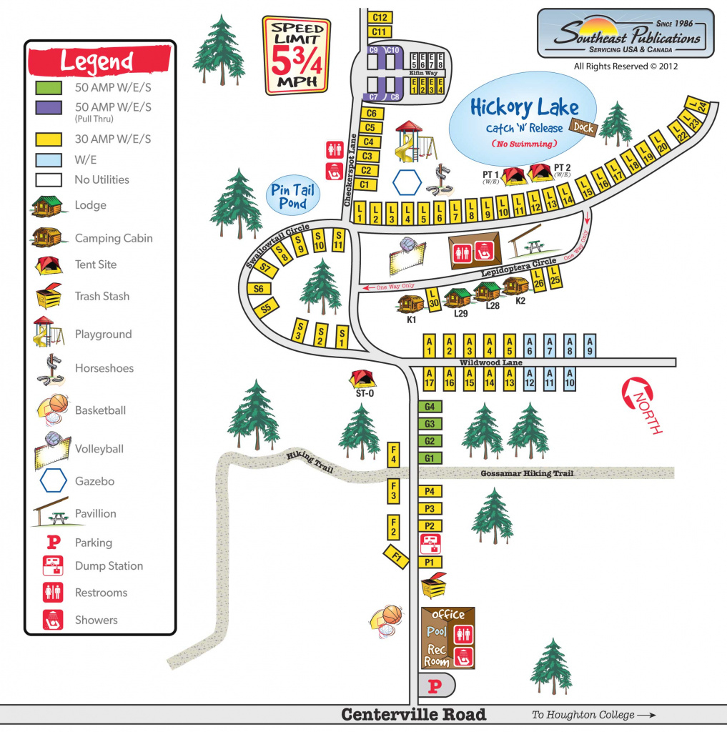 Letchworth State Park Campground Map
