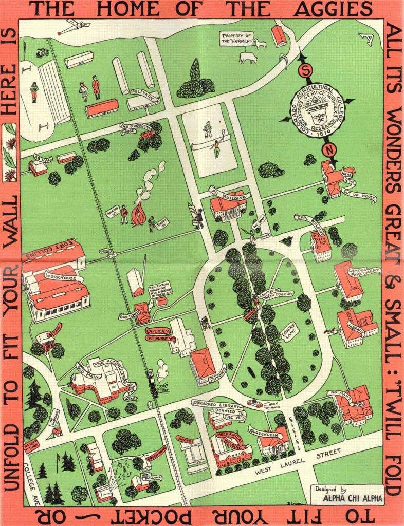 Campus Map 1929 X (2).gif | Maps | Pinterest | Colorado State with Colorado State University Campus Map