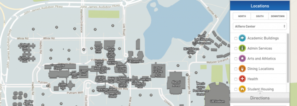 Campus Maps - University At Buffalo with regard to Buffalo State College Parking Map