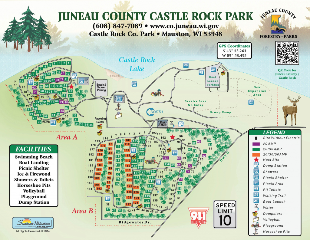 Castle Rock - Juneau County intended for Castle Rock State Park Map